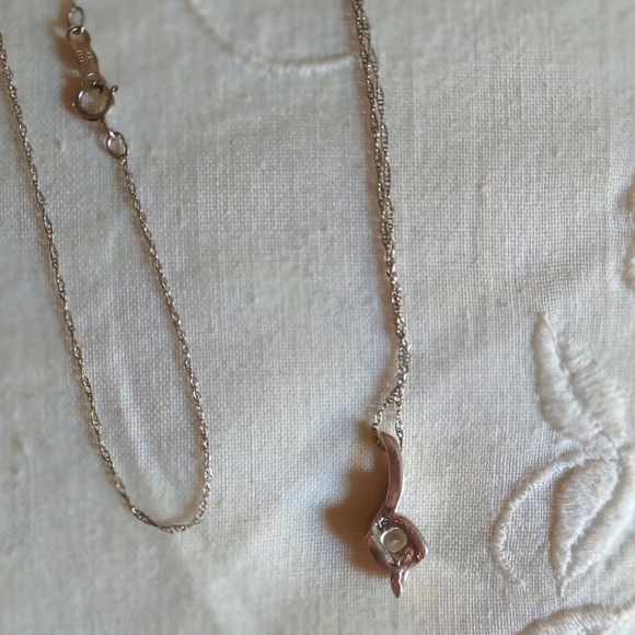 Sirena Diamond Solitaire in 14K White Gold - Picture 2 of 3